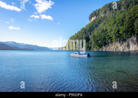 Bahia Mansa Bay at Nahuel Huapi Lake - Villa La Angostura, Patagonia, Argentina Stock Photo