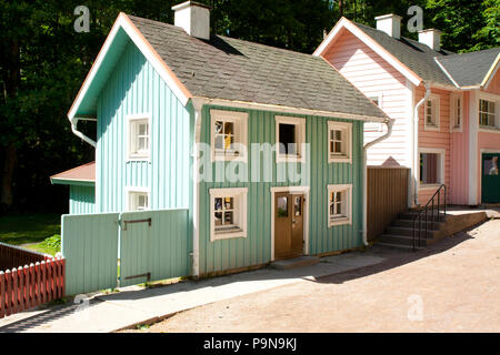 VIMMERBY, SWEDEN - June 19, 2018- Astrid Lindgren's World, Astrid Lindgrens Varld is a theme park located in Astrid Lindgren's native city Vimmerby in Stock Photo