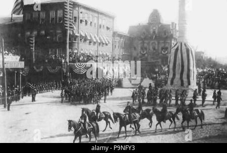 24 1899 - Allentown Militia At Soldiers And Sailors Monument Dedication - Allentown PA Stock Photo