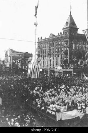 24 1899 - Soldiers and Sailors Monument Dedication - SW - Allentown PA Stock Photo