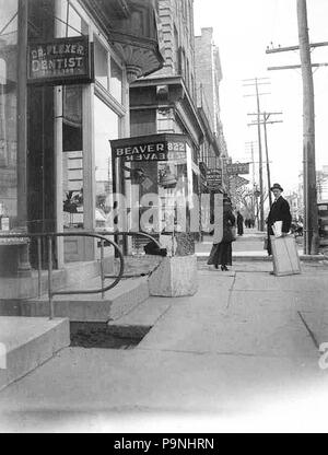 31 1912 - 800 Block Hamilton Street North Side - Allentown PA Stock Photo