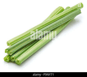 Fresh celery sticks isolated on white background Stock Photo