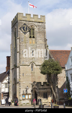 St.John The Baptist Parish Church, Henley-In-Arden, Warwickshire, England, UK Stock Photo