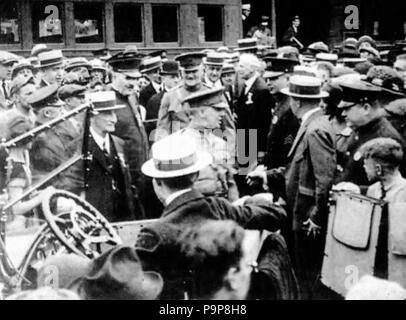 39 1922 - General John J Pershing Visits Allentown - Allentown PA Stock Photo