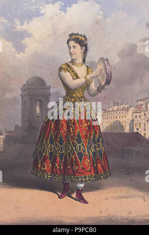 Opera Singer Patti Portrait of Adelina Patti, female opera singer, captured around 1870 ...