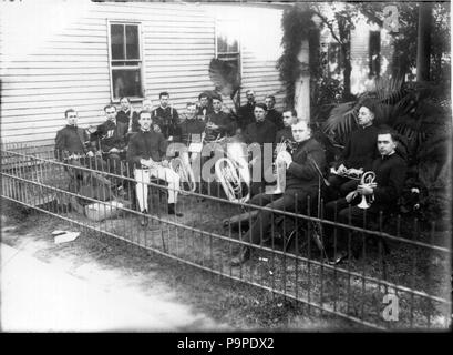 176 Band at Oxford Street Fair 1914 (3191675648) Stock Photo