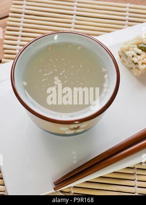 Korean traditional drink, sikhye, sweet rice drink Stock Photo