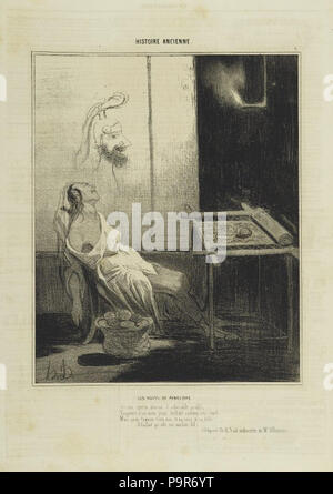 251 Brooklyn Museum - Les Nuits de Pénélope - Honoré Daumier Stock Photo