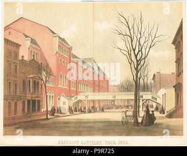 251 Brooklyn Sanitary Fair, 1864 (NYPL b13476047-424492) Stock Photo