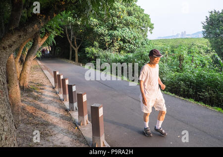 Damshui,Tamsui River Mangrove Conservation Area,Tamsui,port,sea,river,coast,coastline,Taipei,Taiwan,China,Chinese,Republic of China,ROC,Asia,Asian, Stock Photo