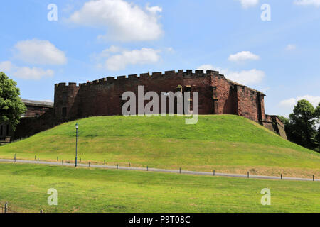 Summer view of Chester Castle, Chester City, Cheshire, England Stock Photo