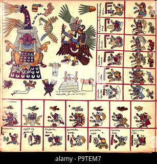 The Codex Borbonicus is an ancient Aztec manuscript created in the 16th ...