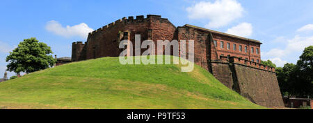 Summer view of Chester Castle, Chester City, Cheshire, England Stock Photo
