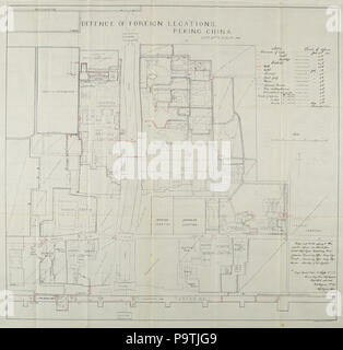 379 Defence of foreign legations, Peking, China. June 20th to Aug. 14th 1900 Stock Photo