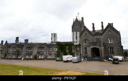 Golden Grove, Llandeilo, 16th July 2018 Pictured is the Gelli Aur, country house in Golden Grove, near Llandeilo, where Judy Dench and Eddie Izzard ha Stock Photo