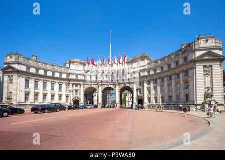 Admiralty Arch, a landmark building in London, UK Stock Photo