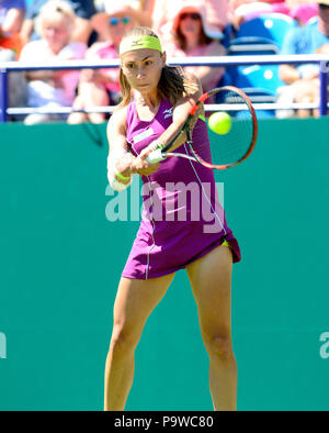 Aleksandra Krunic (Slovakia) playing at the Nature Valley International, Eastbourne 26th June 2018 Stock Photo