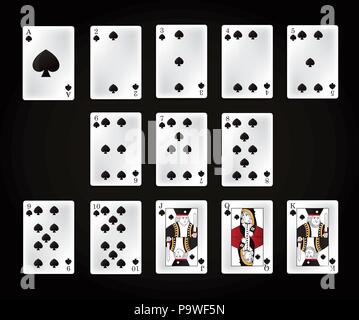 Set of leisure cards Stock Vector