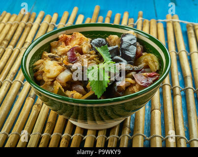 Iromba - Manipur cuisine, dish is made from fermented fish. Stock Photo