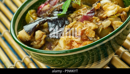 Iromba - Manipur cuisine, dish is made from fermented fish. Stock Photo