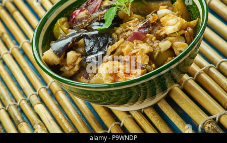 Iromba - Manipur cuisine, dish is made from fermented fish. Stock Photo