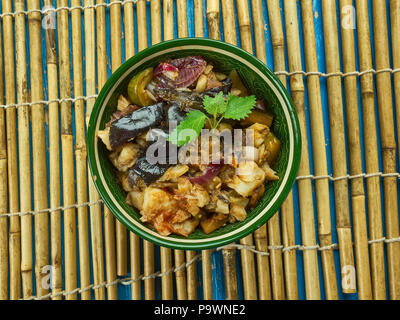 Iromba - Manipur cuisine, dish is made from fermented fish. Stock Photo