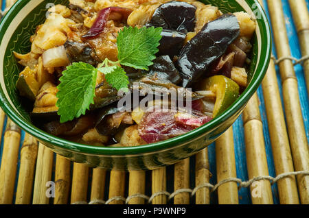 Iromba - Manipur cuisine, dish is made from fermented fish. Stock Photo