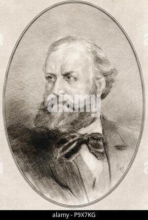 Charles-François Gounod, 1818 – 1893.  French composer.  Illustration by Gordon Ross, American artist and illustrator (1873-1946), from Living Biographies of Great Composers. Stock Photo