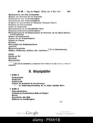 502 Deutsches Reichsgesetzblatt 1920 096 0815 Stock Photo - Alamy