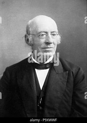WILLIAM LLOYD GARRISON (1805-1879) American abolitionist, suffragist and social reformer, about 1870 Stock Photo