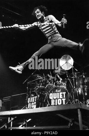 Quiet Riot performing in November 1984. © Gary Gershoff / MediaPunch Stock Photo