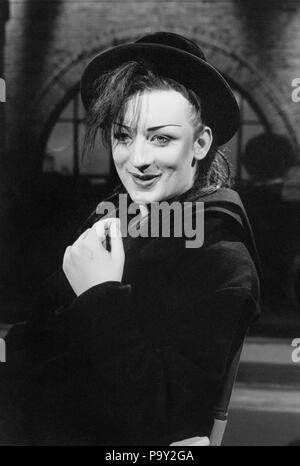 Boy George pictured on the Culture Club in Febuary of 1983.  © Gary Gershoff  / MediaPunch Stock Photo