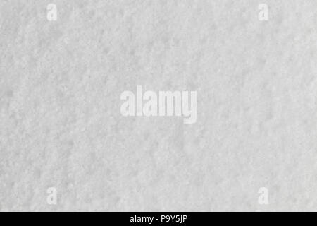 light large snow after snowfall, winter closeup Stock Photo