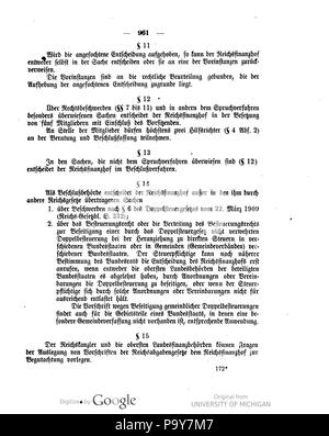 483 Deutsches Reichsgesetzblatt 1918 101 0961 Stock Photo