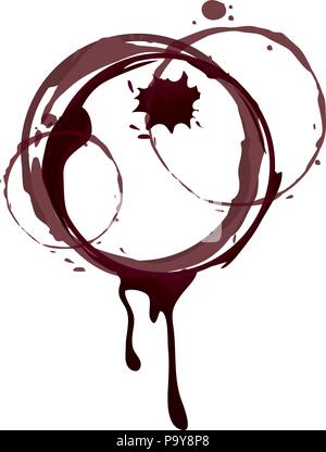 circular watermark paint wine vector illustration design Stock Vector