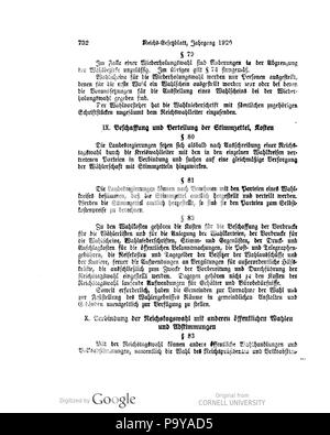 502 Deutsches Reichsgesetzblatt 1920 093 0750 Stock Photo - Alamy