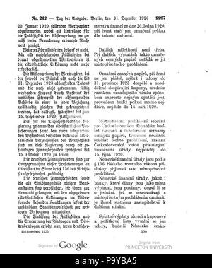 510 Deutsches Reichsgesetzblatt 1920 242 2299 Stock Photo - Alamy