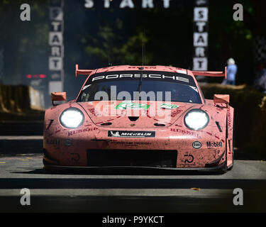 Porsche 911 RSR, Pink Pig livery tribute, 75 Years of Porsche, Le Mans ...