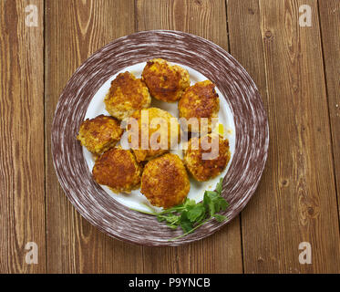 Tunde ke kabab as Buffalo meat galouti kebab, Awadhi cuisine. Stock Photo