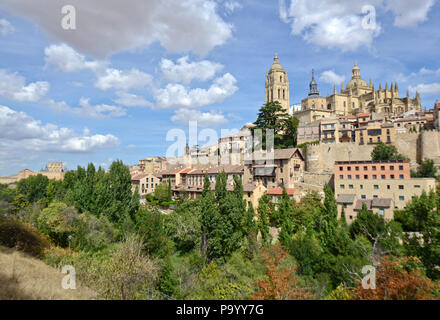 Segovia Cathedral (Catedral de Santa María de Segovia), Spain Stock Photo