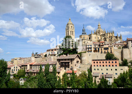 Segovia Cathedral (Catedral de Santa María de Segovia), Spain Stock Photo