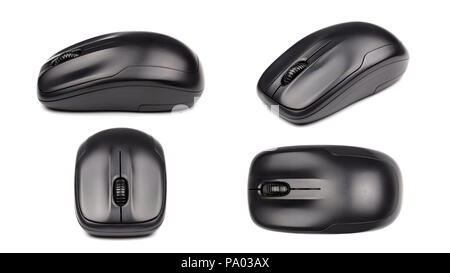 Computer wireless mouse isolated on white background for business, education and technology concept design. Stock Photo