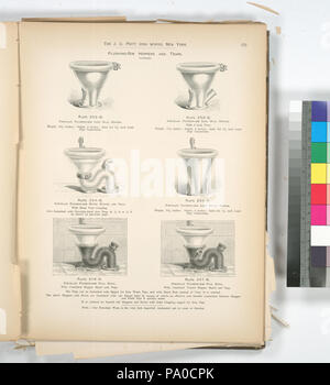 659 Flushing-Rim Hoppers and Traps. Patented (NYPL b15260162-487435) Stock Photo