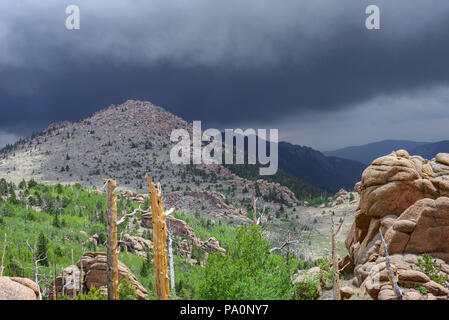 Stormy Mountain Stock Photo