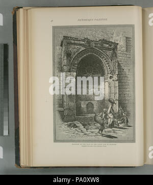 The Fountain of the Gate of the Chain (Bab es-Silsileh) in Jerusalem