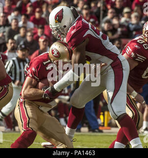 San Francisco, California, USA. 4th Dec, 2005. San Francisco 49ers  quarterback Alex Smith (11) on Sunday, December 4, 2005, in San Francisco,  California. The Cardinals defeated the 49ers 17-10. Credit: Al Golub/ZUMA