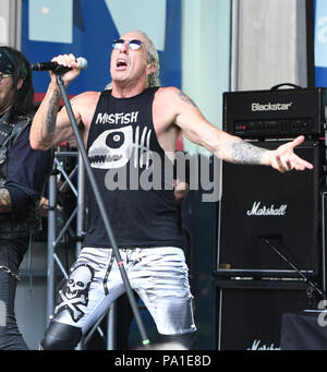 Twisted Sister performs live on day two of the Download Festival in ...