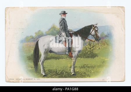 698 General Robert E. Lee on Horseback (NYPL b12647398-75468) Stock Photo