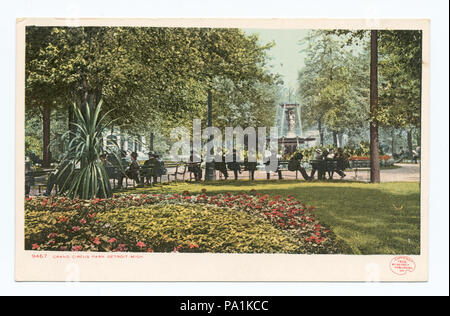 724 Grand Circus Park, Detroit, Mich (NYPL b12647398-68342) Stock Photo