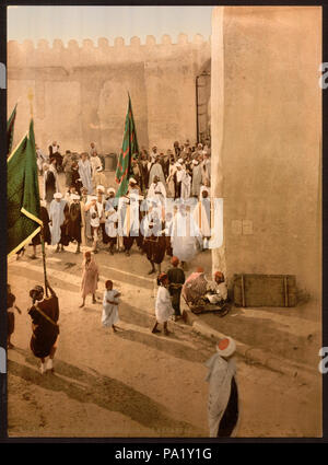 86 A procession, Kairwan, Tunisia-LCCN2001699378 Stock Photo